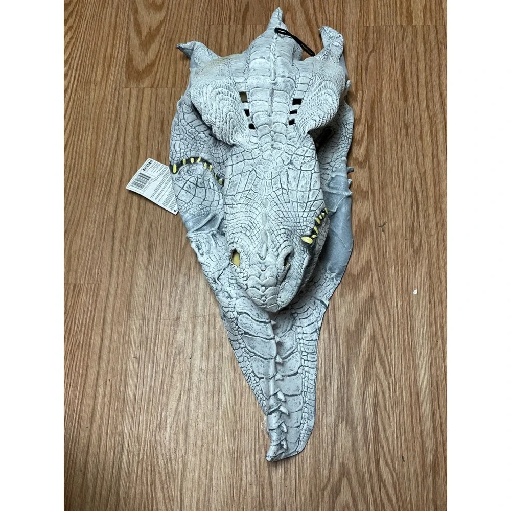 Don Post Studios Alhino Dragon Mask Halloween Costume Gray